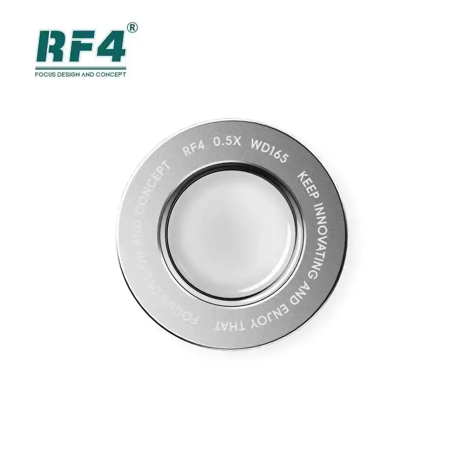 Imagem -04 - Lente Trinocular Microscópio para Zoom Estéreo Câmera Barlow Objetos Auxiliares Rf4 Wd165 0.7x 0.5x 0.48x Novo