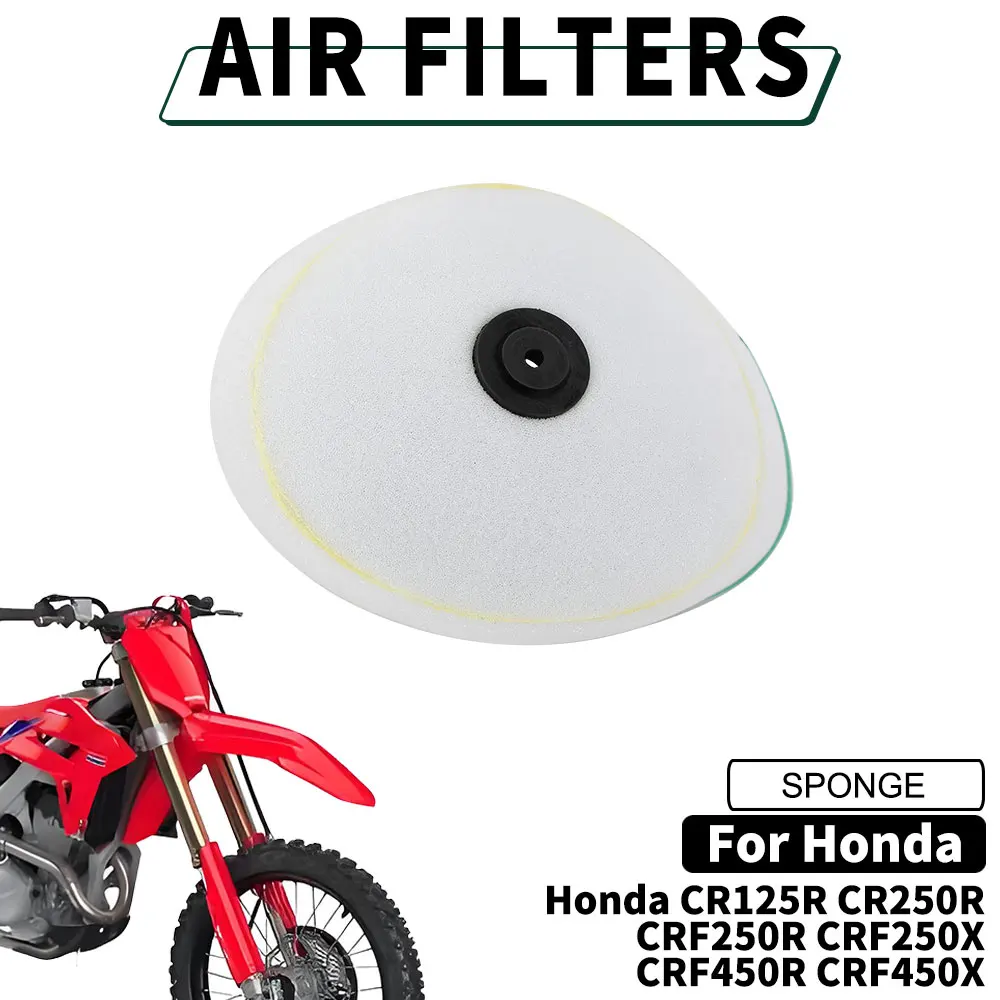 

Motorcycle Air Filter Cleaner Intake Sponge For Honda CR125R CR250R CRF250R CRF250X CRF450R CRF450X CRF CR 125 250 450 R X