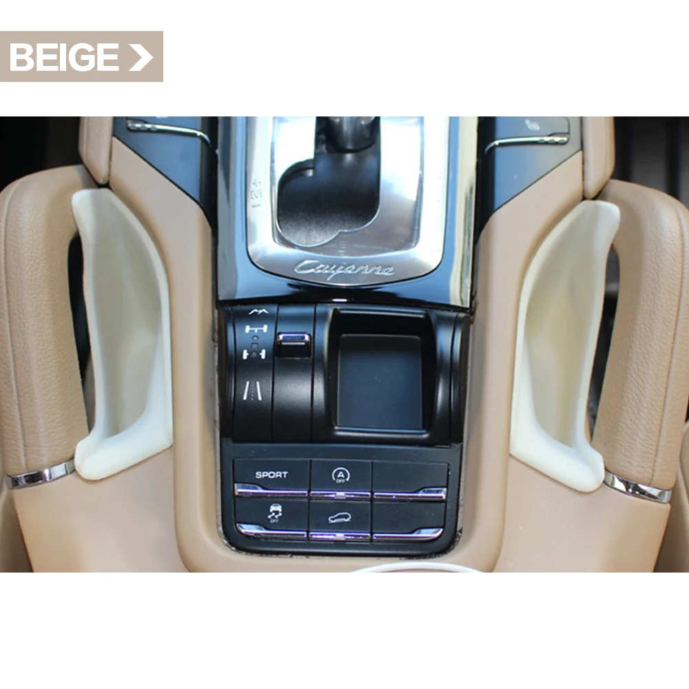 2X For Porsche Cayenne 92A MK2 958 2011 2012 2013 2014 2015 2016 2017 2018 Car Seat Crevice Storage Box Bag Interior Accessories - Image 5