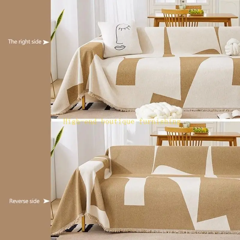 L9NB Chenilles Sofa Cover NonSlip Sofa Slipcovers for Enhancing Home Aesthetic for Various Seating Arrangements