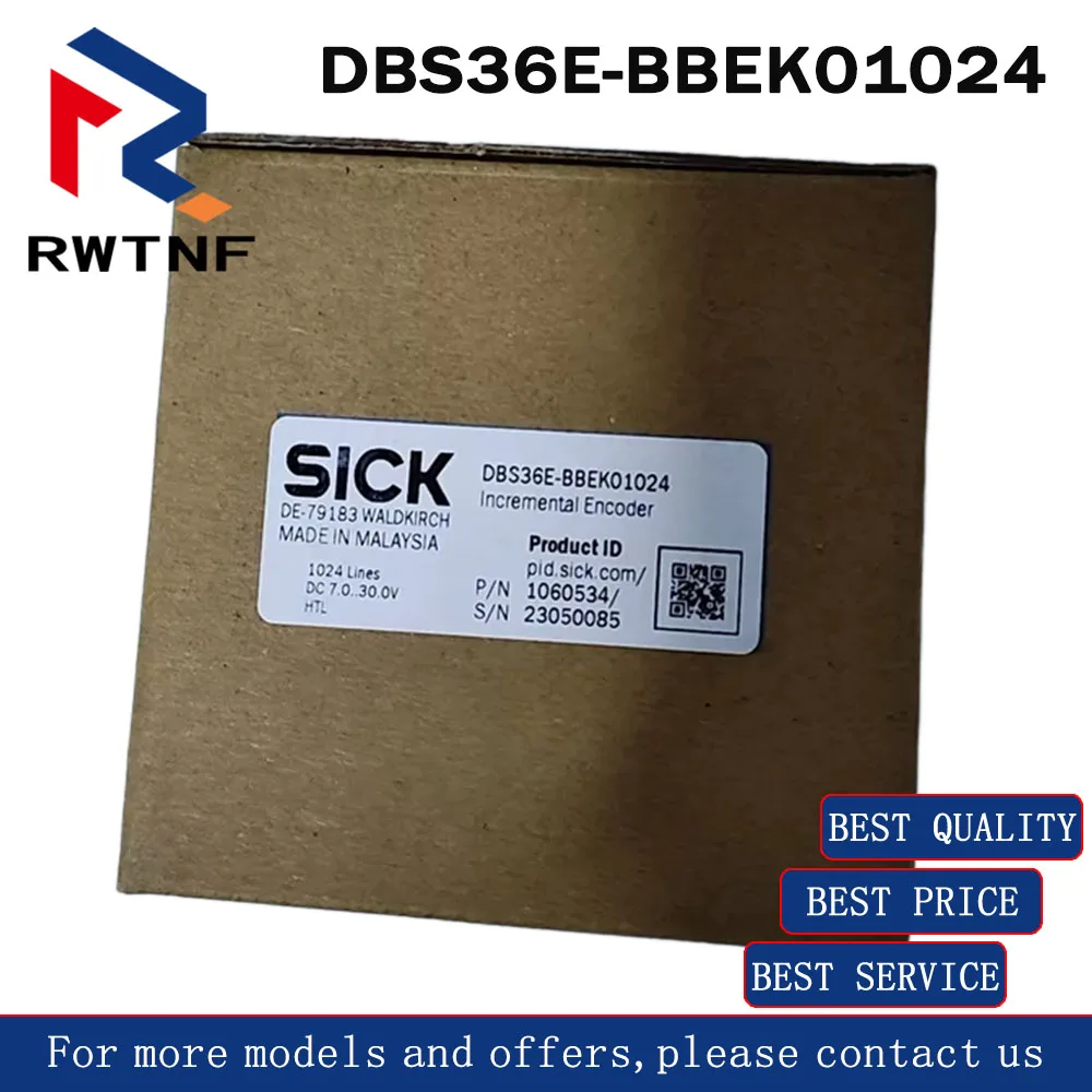 Brand New Genuine DBS36E-BBEK01024 SICK Rotary Encoder Part Number 1060534,100% original warehouse stock