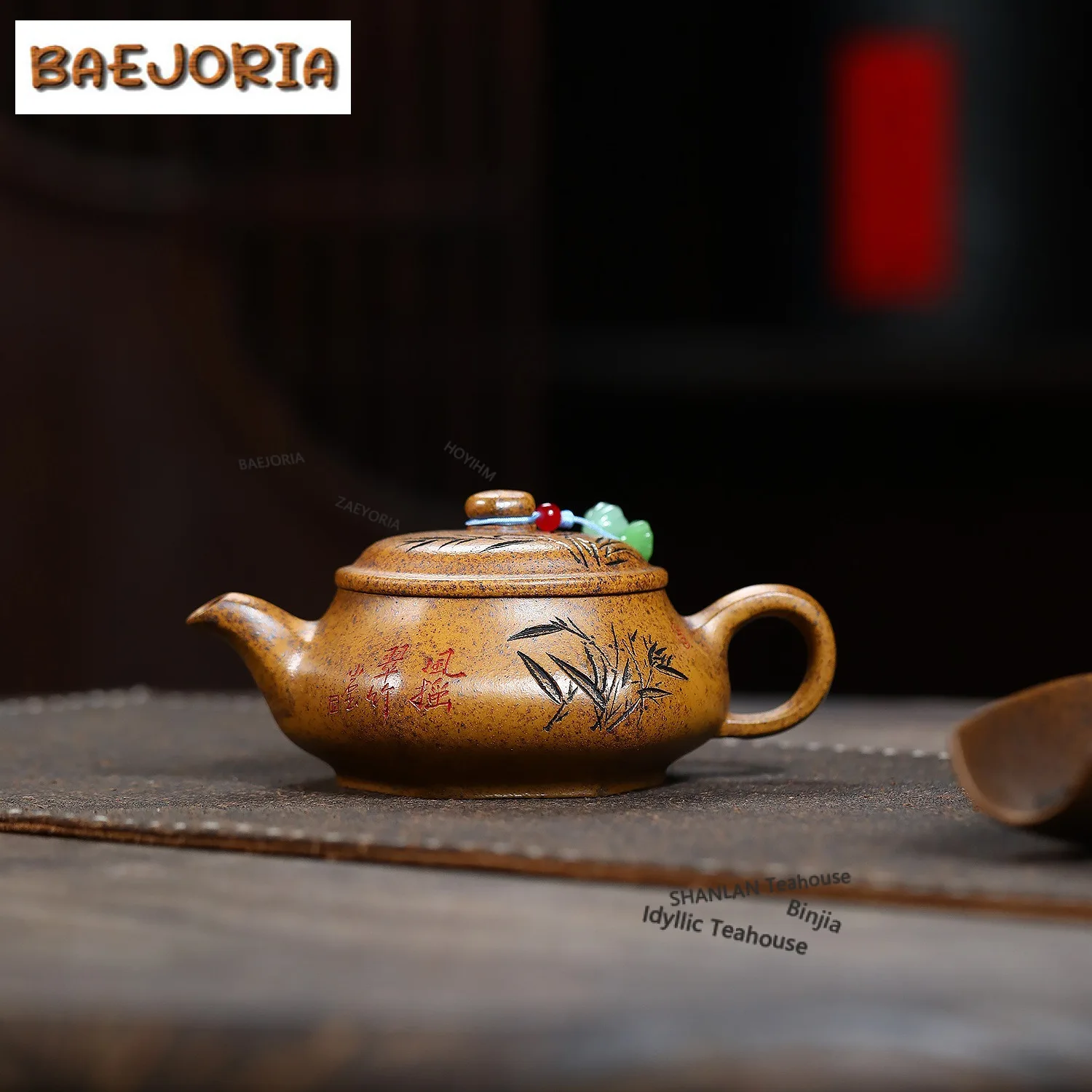 

200 мл Винтажный чайник из исинской фиолетовой глины ручной работы, в стиле Ming Stove Pot, из необработанной руды, глины Keel Gold Sand, китайский чайник Zisha, чайный набор