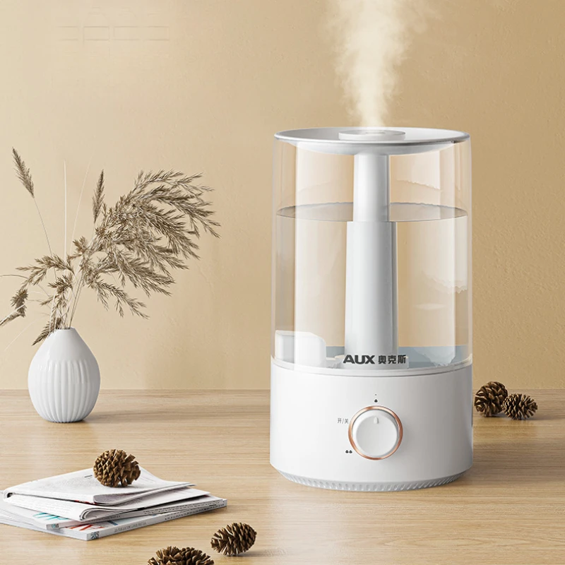 

5L Ultrasonic Humidifier with Night Light - Silent Bedroom Mist Diffuser, Transparent Water Tank & Air Purification Function