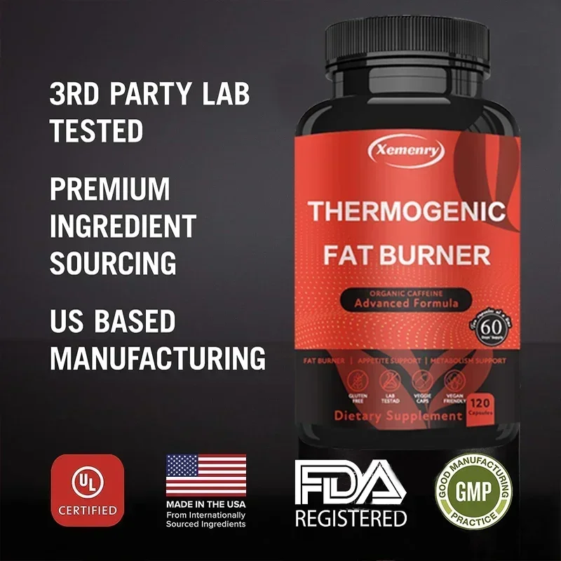 Pyrogenic Fat Burner with Organic Caffeine - Weight Management Supplement for Men and Women