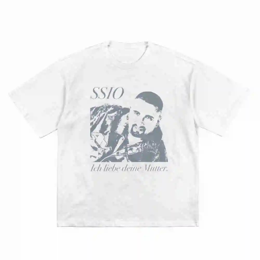 SSIO Liebt Deine Mutter Short Sleeve Tee 100% Cotton T-Shirt