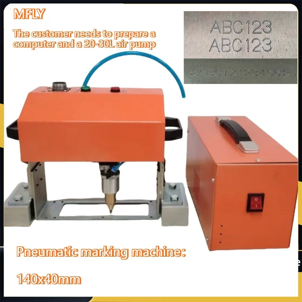 

Портативный пневматический гравер 300 Вт, точечная маркировочная машина 140X40 мм, область гравировки, 110-240 В