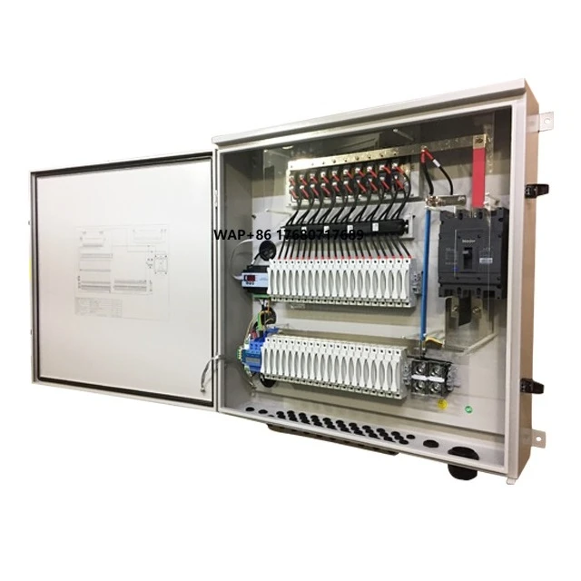 20MW Solar Energy System Customized Wall Mounting  DC 20 in 2 Out 1500v  Pv String Combiner Box