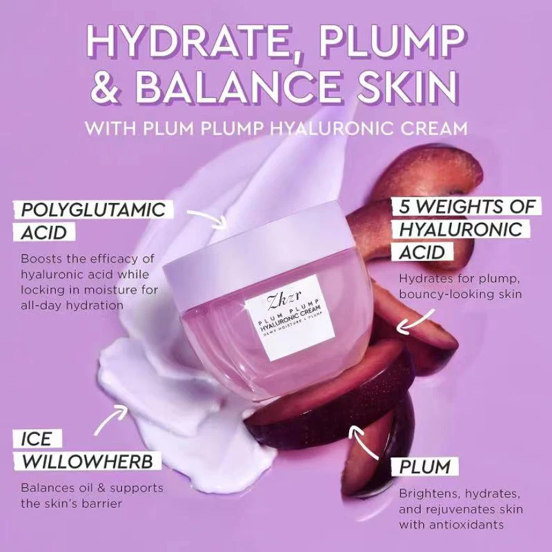 Long Lasting Moisturizing Watermelon & Plum Essence Cream Hydrate Plump Balance Skin Korean Nourishing Face Care Products