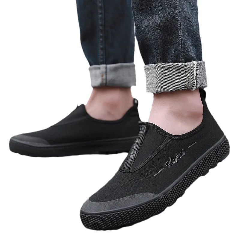 Low-top labor protection site rubber shoes site shoes super wear-resistant lightweight breathable platform shoes