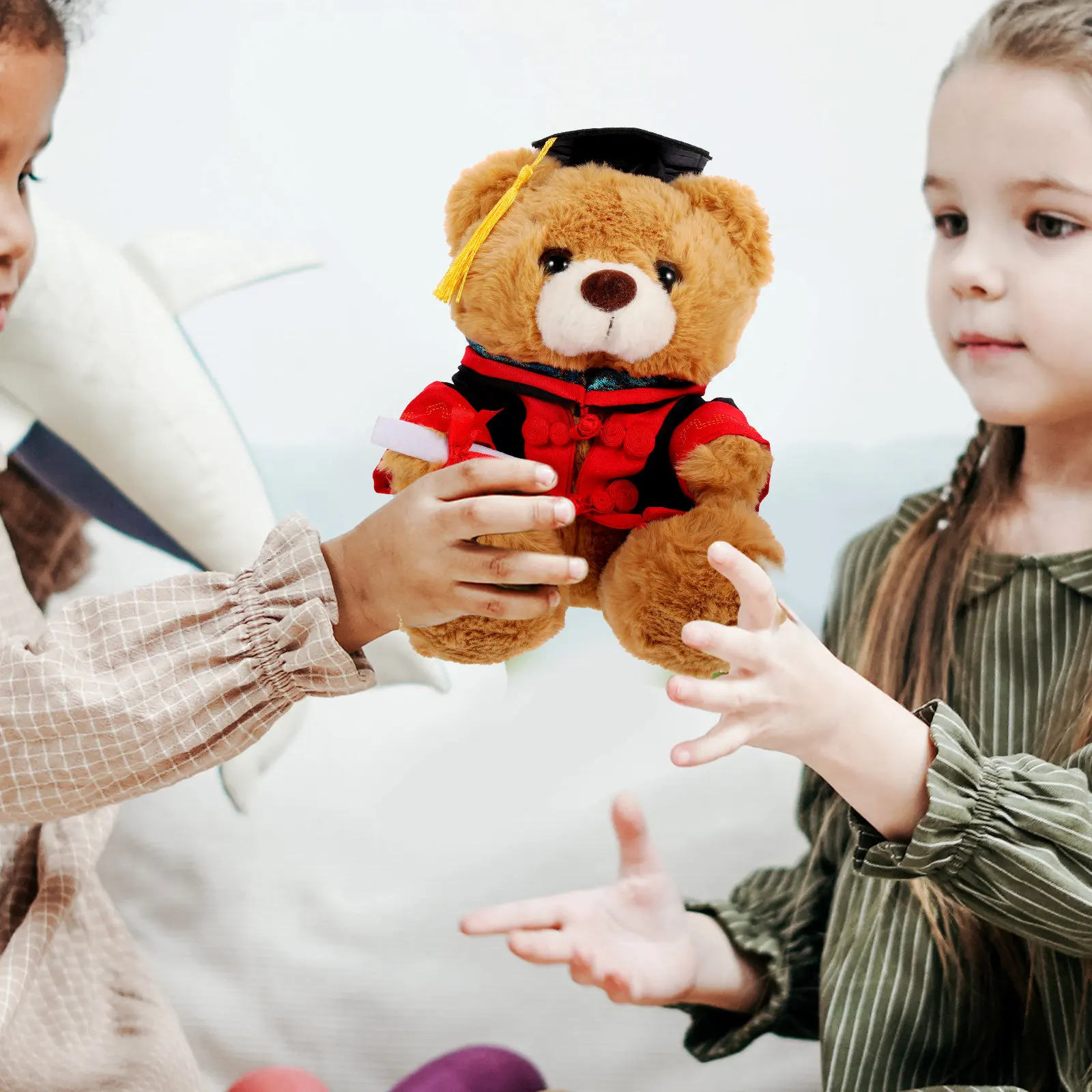 

Плюшевый мишка-выпускник, подарок на выпускной, подарки на выпускной для неё 2023, подарки с мишкой для выпускников старшей школы, подарки на выпускной для него, подарки на выпускной для неё 2023, подарки на выпускной для него/нее, подарки на выпускной дл