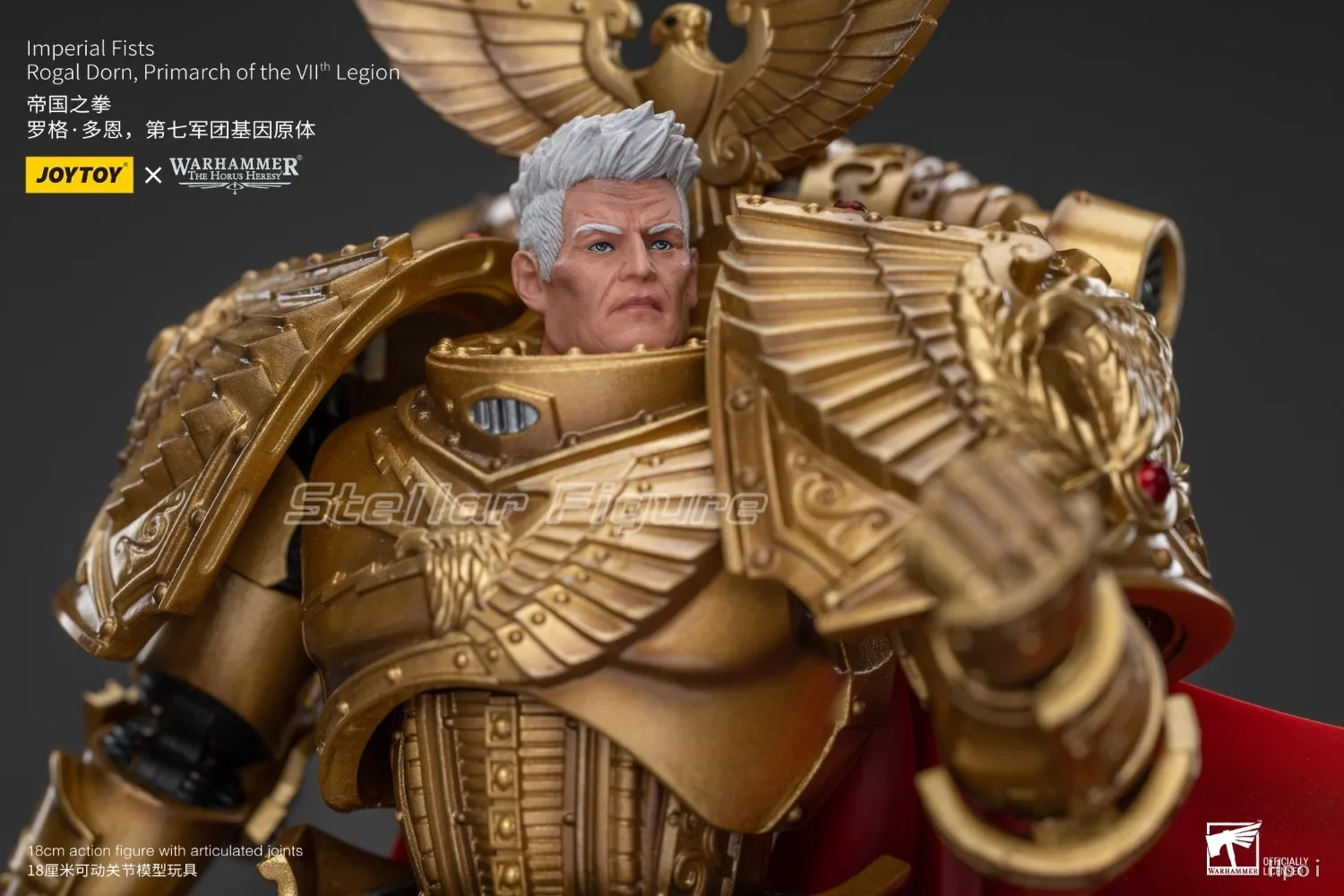 

【SF】JOYTOY 1/18 Фигурка Lmperial FistsRogal Dorn Primarch of The Vl Legion Модель игрушки Подарки Коллекция украшений