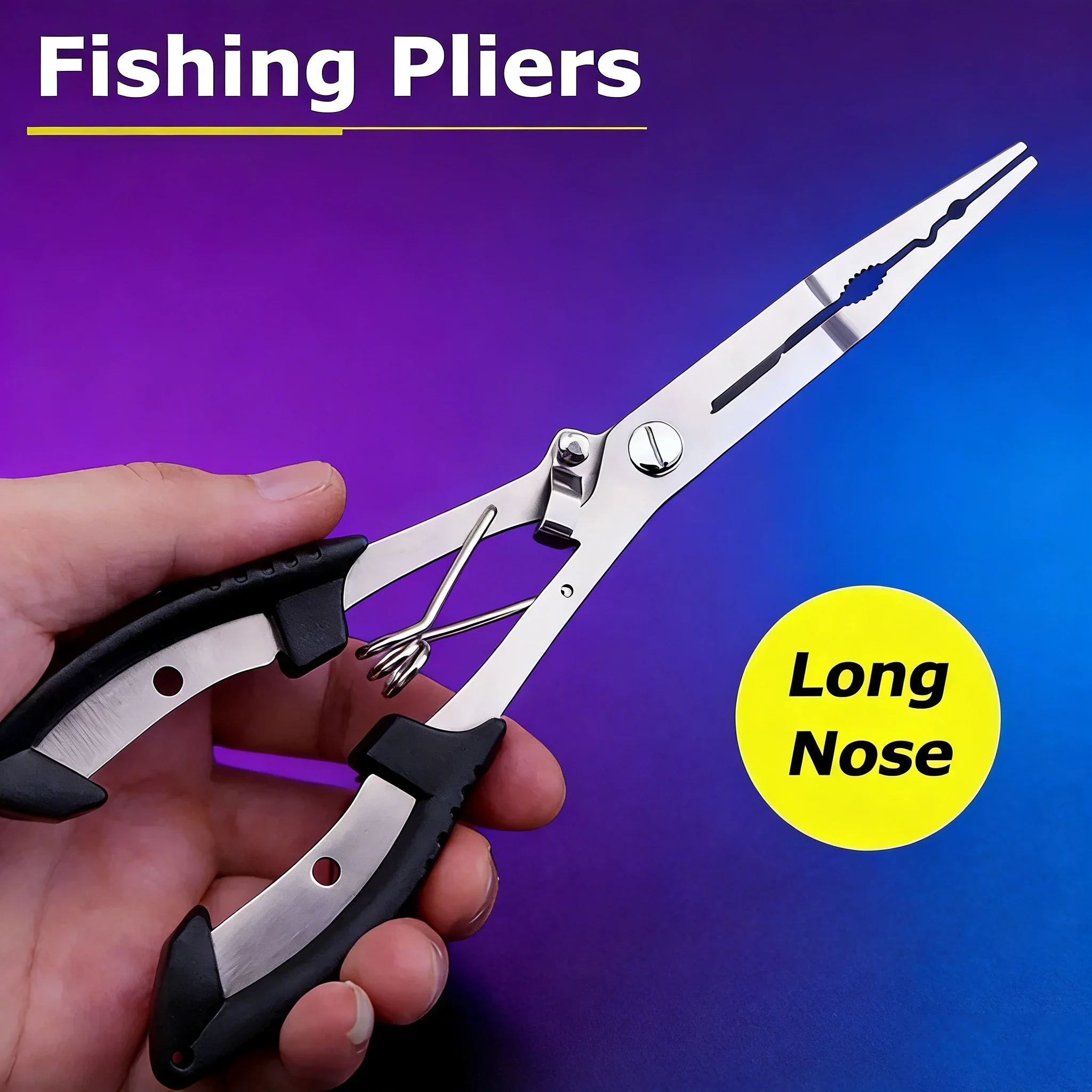 The Angler's Ultimate Multi-Tool: Versatile Fishing Pliers for Line Cutting, Hook Removal & Crimping Sleeves