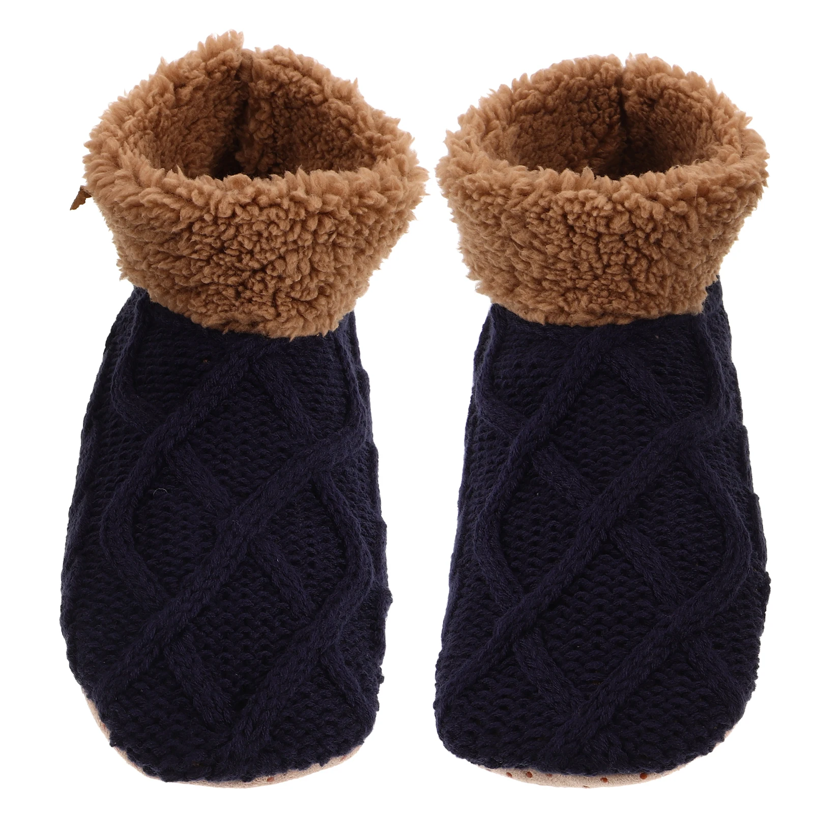 غامض جوارب يمكن السير بها على الأرض النعال الحرارية الدافئة عدم الانزلاق النساء الرجال الثلوج كومة طاقم الصوف السائبة الثعلب كابل متماسكة الراحة