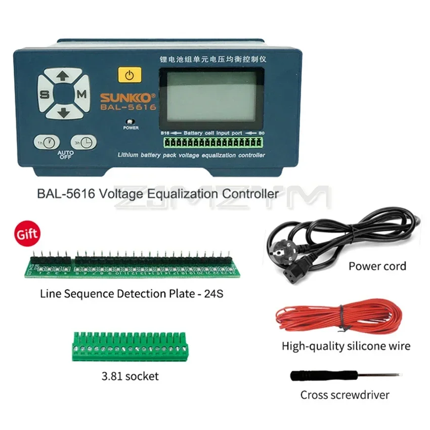 

5616 Battery Balance Controller Lithium Pack Capacity Repair 5A Current New Energy Vehicle Balancer