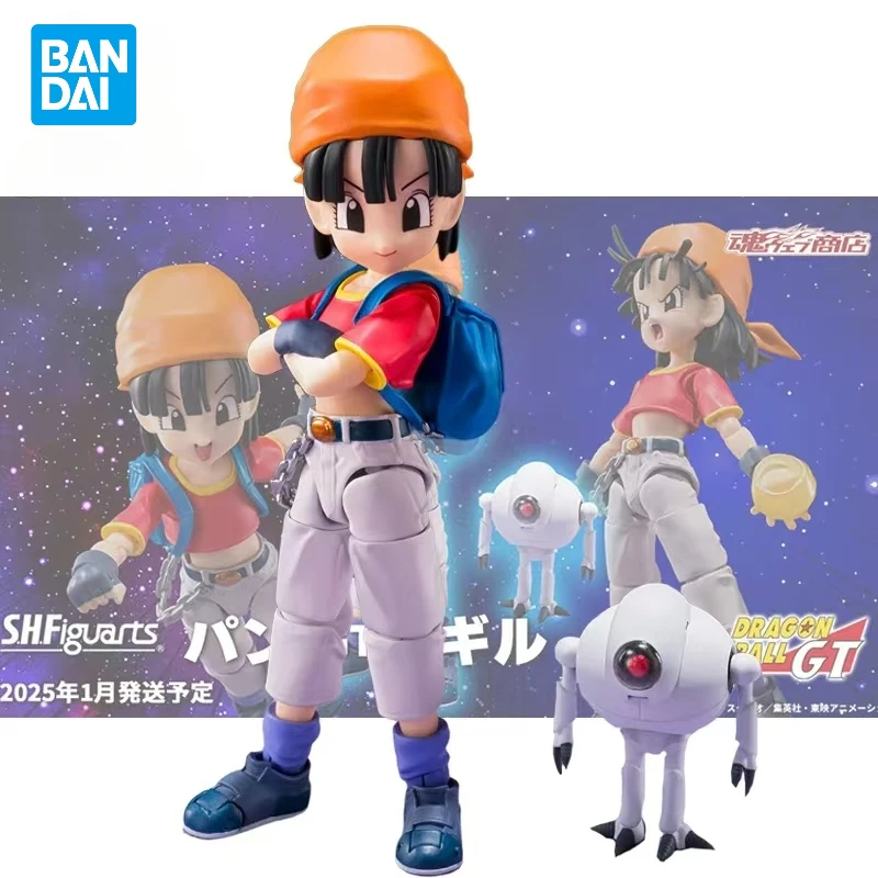 

In Stock Original Bandai S.H.Figuarts SHF Dragon Ball PAN & GILL PVC Anime Action Figures Model Toys Collection Gifts For Kids