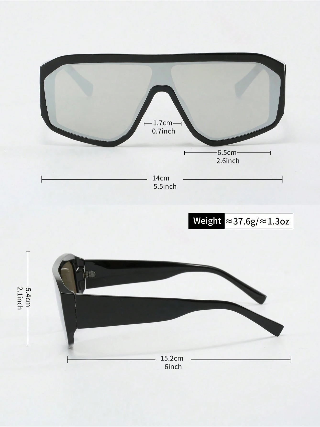 نظارات شمسية واقية رياضية جديدة ذات إطار كبير Y2K، مناسبة لركوب الدراجات في الهواء الطلق