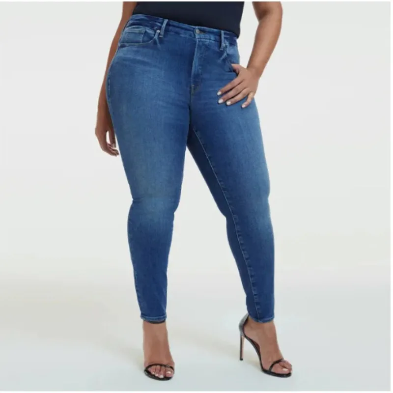 2024 Plus Size Skinny Jeans For Women High Waist Stretch Denim Trousers Mom Jeans Pencil Pants Vintage Comfort Trousers Oversize