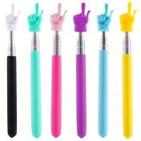 Colorful Telescopic Teachers Pointer Stick, Extendable Classroom Pointer & Finger Pointer Stick For Effective Coach Presentation