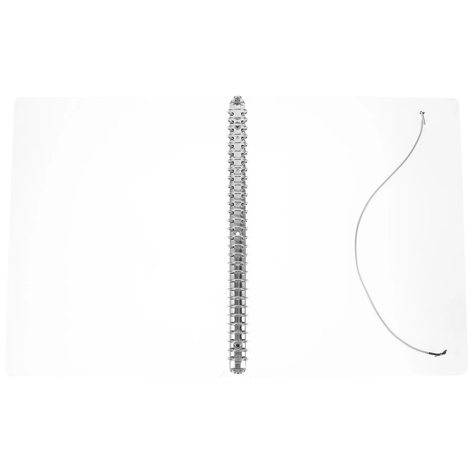 Transparent PP Binder Shell Lightweight Strong Anti Slip Notebook Cover for Diary Journal Planner School Aesthetic