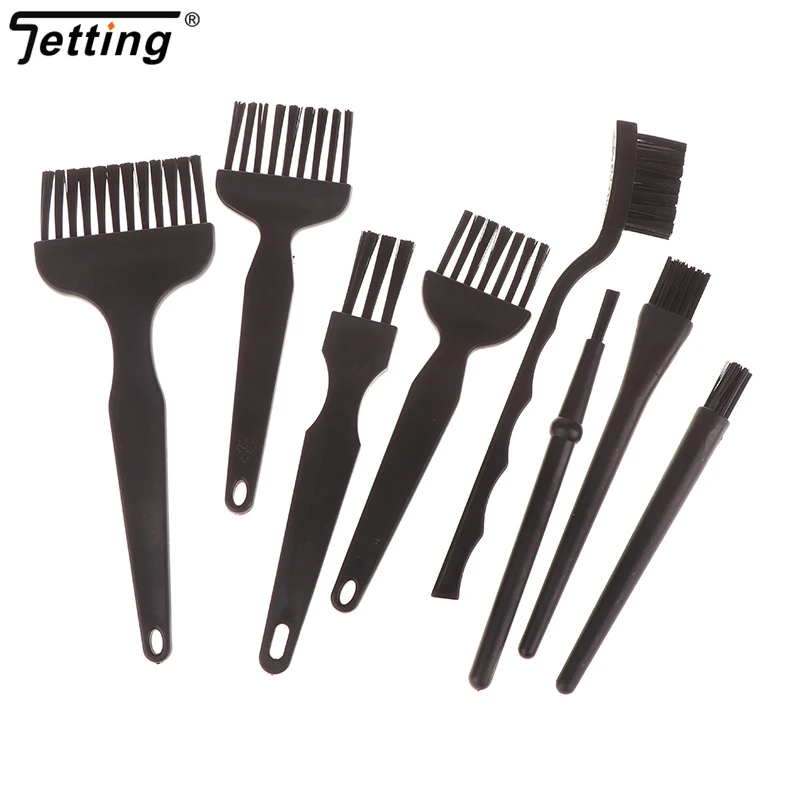 8Pcs/Set Anti-Static Brush Safe Nylon Cleaning Brush For Mobile Phone Tablet Computer Keyboard Pcb Bga Repair Cleaning Work