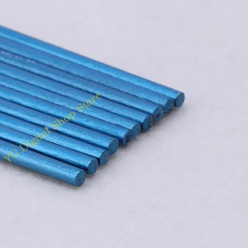 96BA 10Pcs Nylon Hair Artist Paint Brush Acrylic Watercolor Round Fine Hand Point Tip