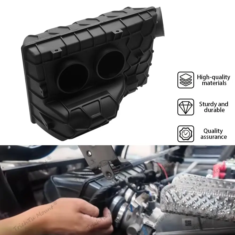 Black UTV Engine Intake Housing Weldment Air Box For Polaris RZR XP 4 1000 EPS Premium Sport High Lifter Edition 2014-2023