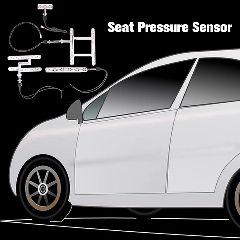 

【1Pc Universal Car Seat Pressure Sensor Safety Belt Warning Reminder Pad Occupied Seated Alarm Accessory】