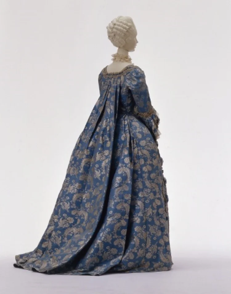 18th Century Georgian Ball Gown Victorian Renaissance Royal Court Floral Print Princess Rococo Dress Robe A La Francaise