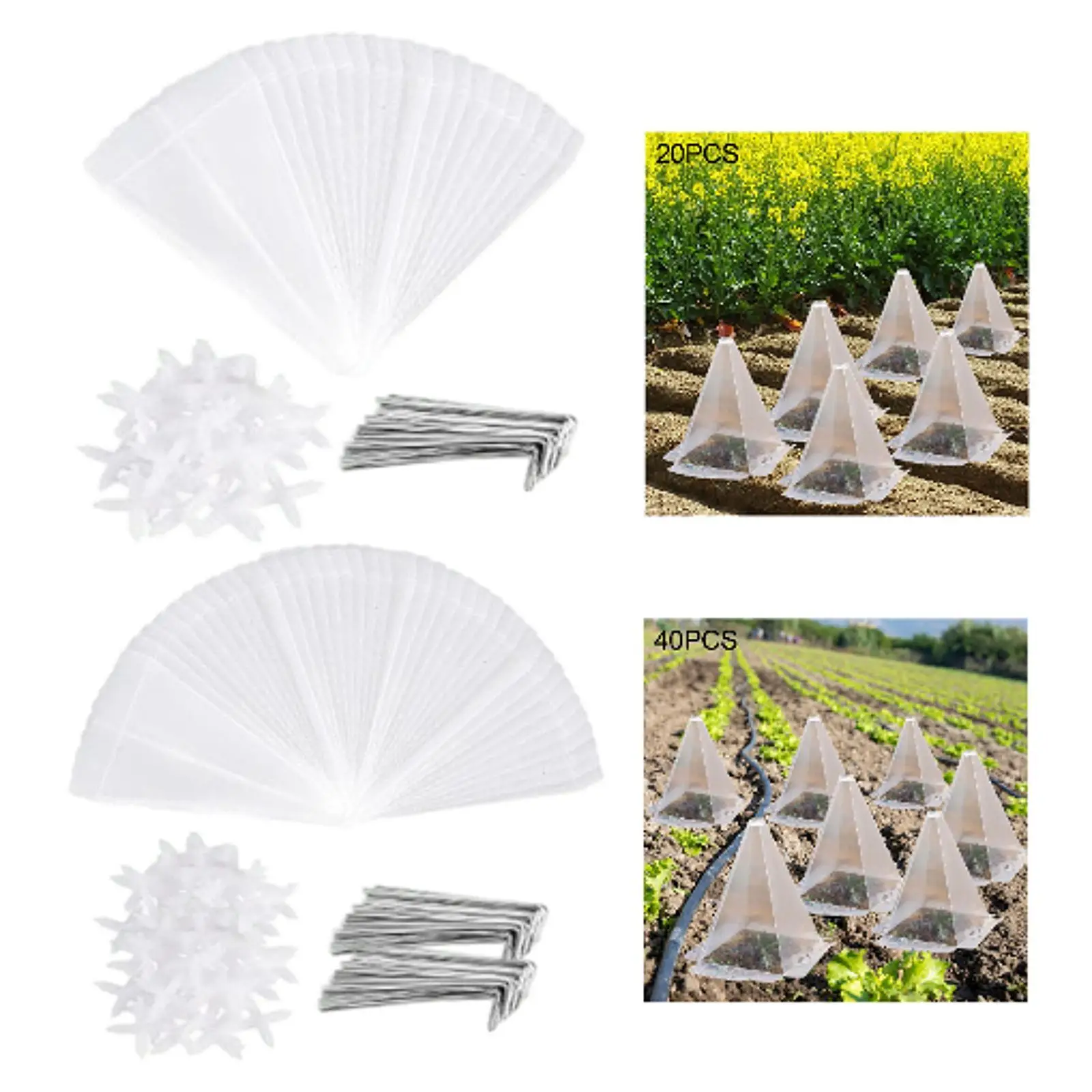PVC Garden Cloches Plant Cover Bell Jar Cloche Mini Greenhouse for Small Plants Frost Freeze Protection for Home Garden Use