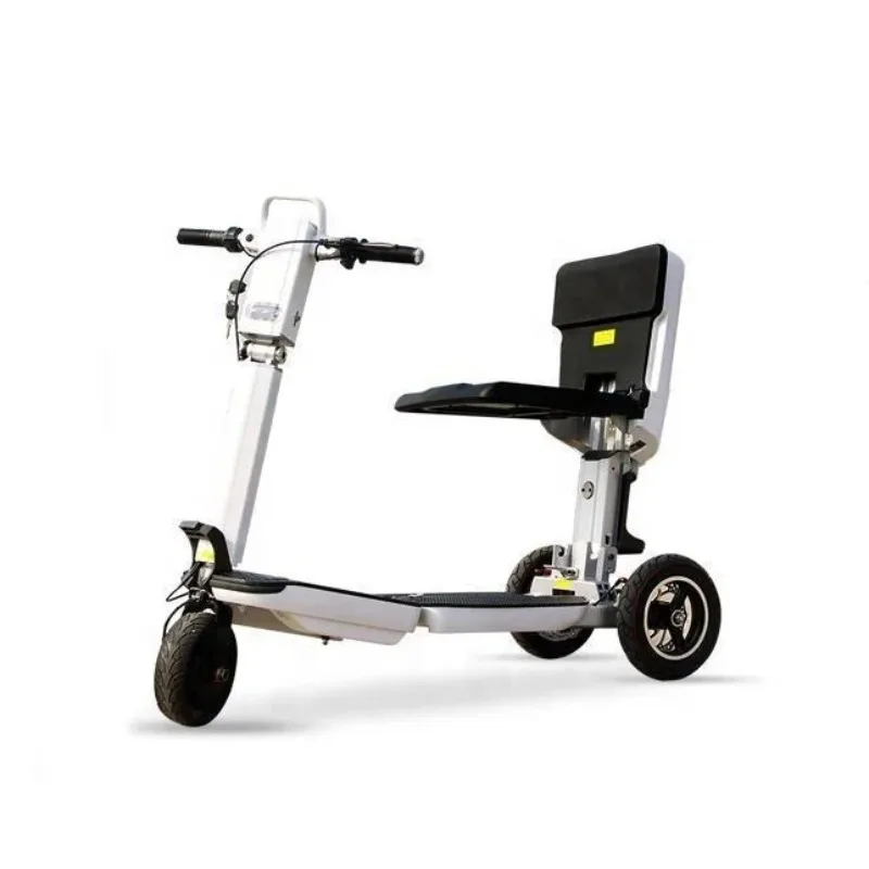 

Manual Folding Elderly Mobility Scooter Suitable for the Disabled 3-Wheeled Electric Suitcase Type Elderly Assistance Scooter
