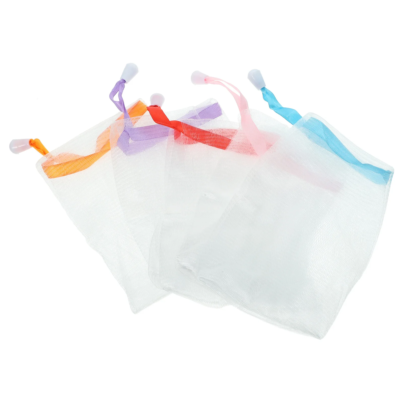

10 Pcs Soap Foaming Net Compact Lightweight Portable Drawstring Handmade Soap Bath Tools Exfoliating Pocket