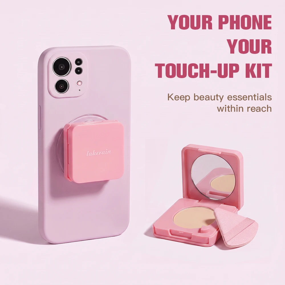 Finish Setting Powder 8 Shades Pressed Powder With Mirror 12H Long Lasting Oil Control Portable Face Makeup Base