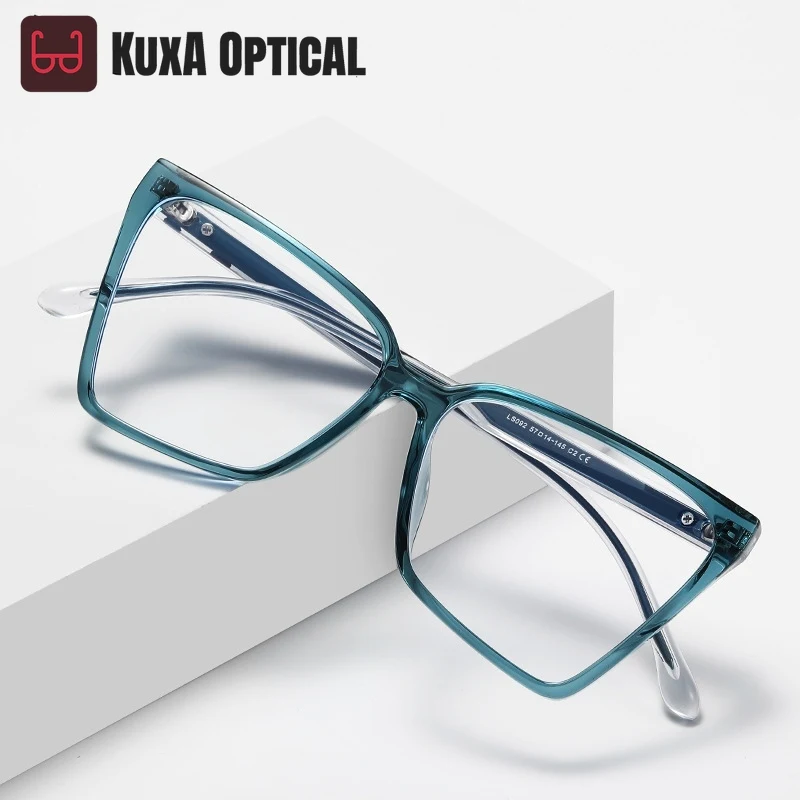 

Очки XUKA Retro Ultra Light Fashion Polygonal для женщин, модель «кошачий глаз», 2026, новый тренд, оправа TR90, корректирующая форму лица, LS092