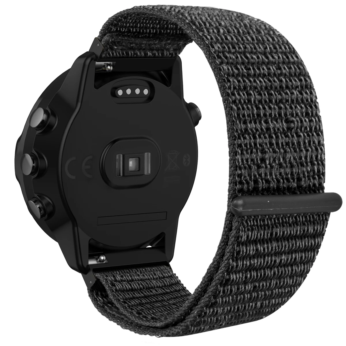 24 مللي متر سهلة تناسب حلقة حزام معصمه ل SUUNTO7/9/9Baro/Spartan الرياضة/المعصم Hr حزام (استيك) ساعة استبدال لينة النايلون سوار