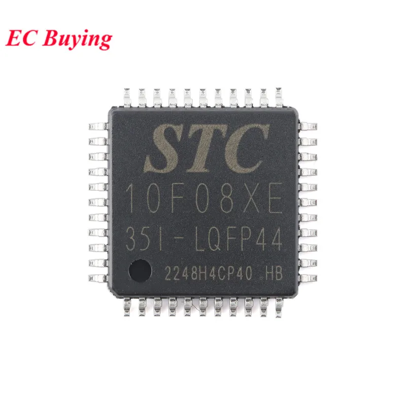 STC10F08XE STC10F08XE-35I STC10F08 STC 10F08XE LQFP44 1T 8051 Microcontroller MCU IC Controller Chip 10F08XE-35I-LQFP44 Original