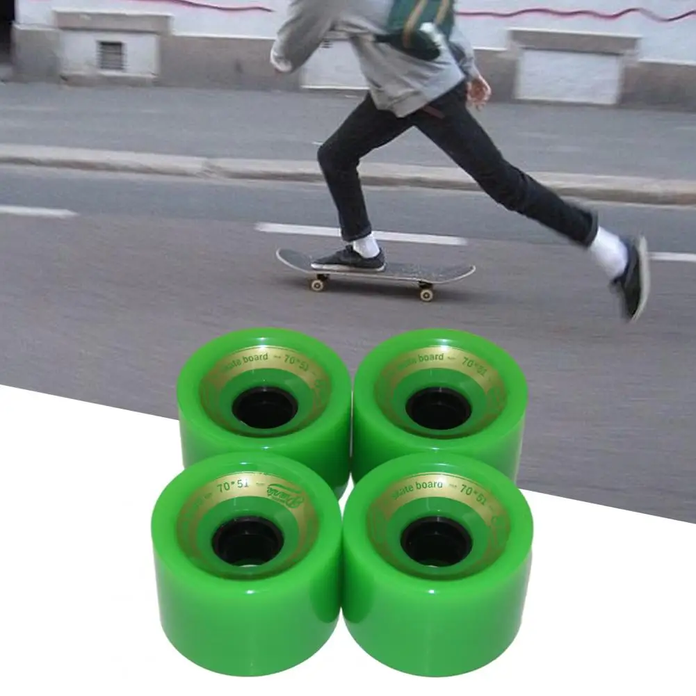 Ruedas de Skate resistentes al desgaste, cómodas, anticorrosión, 1 unidad/4 piezas