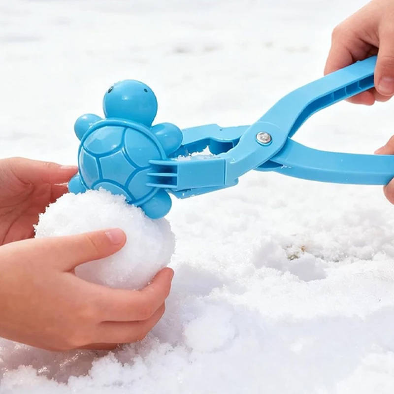 

Snowball Maker Creative Turtle Shaper Snow Tool with Easy Grip Winter Play Accessory for Kids Boys Adults Outdoor Use Activities
