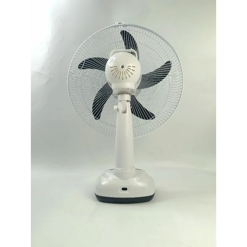 

Portable 16-inch solar table fan with powered bank function, suitable for cars and RVs