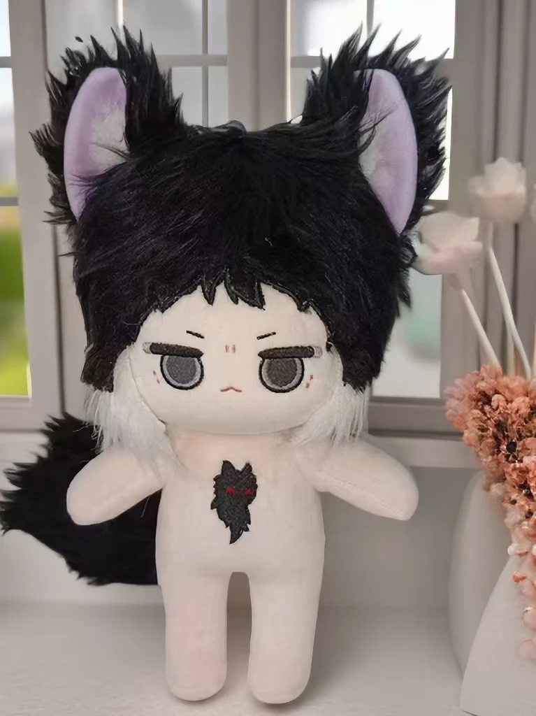 Figuras de peluche de 20cm de Anime Bungo Stray Dogs Ryunosuke Akutagawa, muñeco de peluche, juguetes para niños, regalos Kawaii