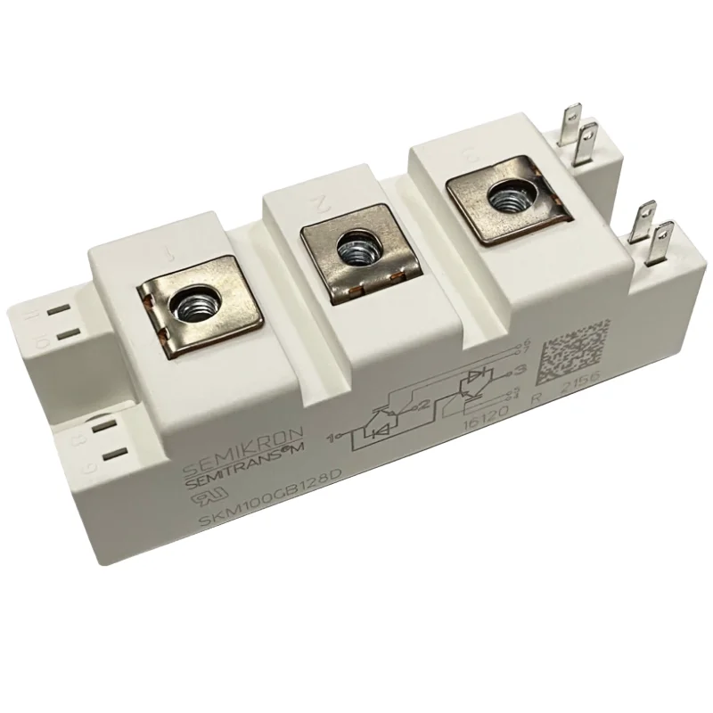 New original SKM100GB128D half-bridge 81A programmable controller with semi-IGBT module for half-bridge, available in stock