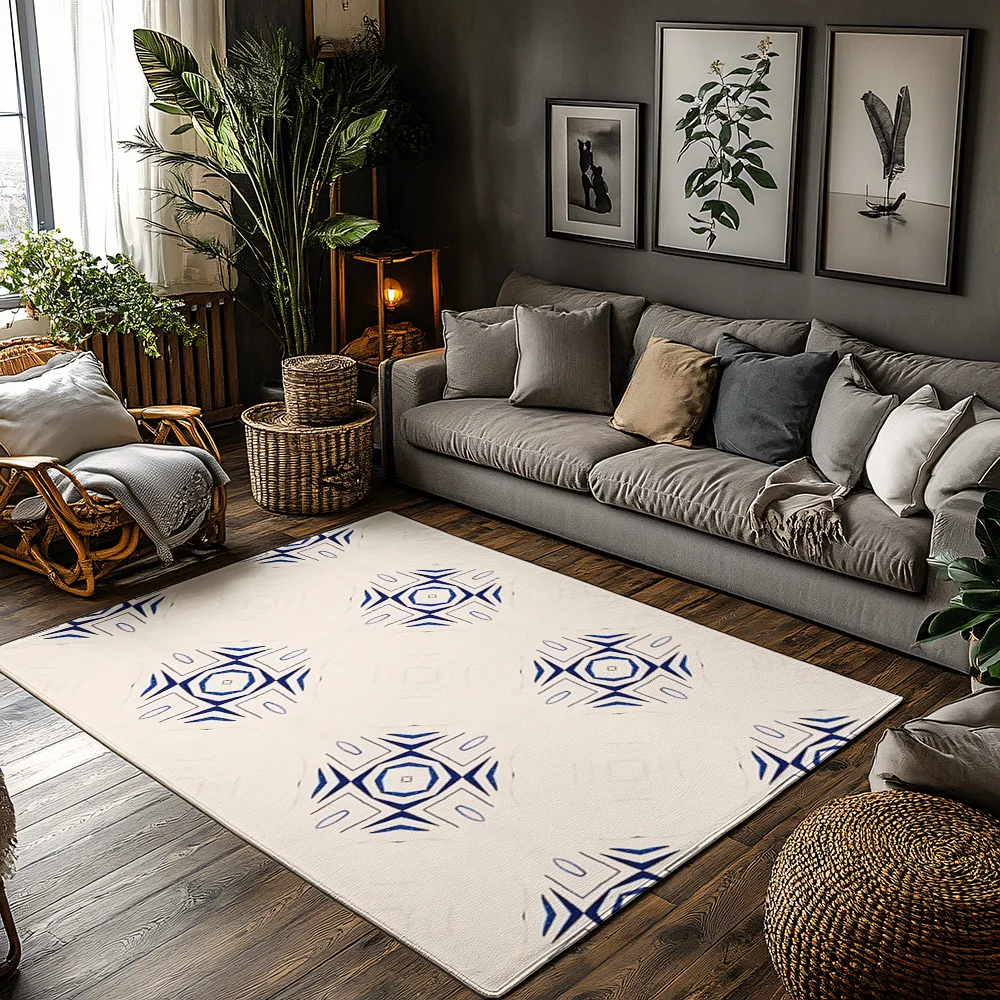 

Modern Abstract Area Rug Non Slip Floor Mat Living Room Bedroom Decor Home Accent Indoor Outdoor Carpet Washable 3D Pattern