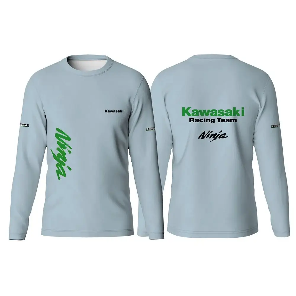 

Kawasaki Fitness Series Long-Sleeved T-Shirt Men's Breathable Quick-Drying Training Shirt Spring And Autumn Casual Sports Shirt