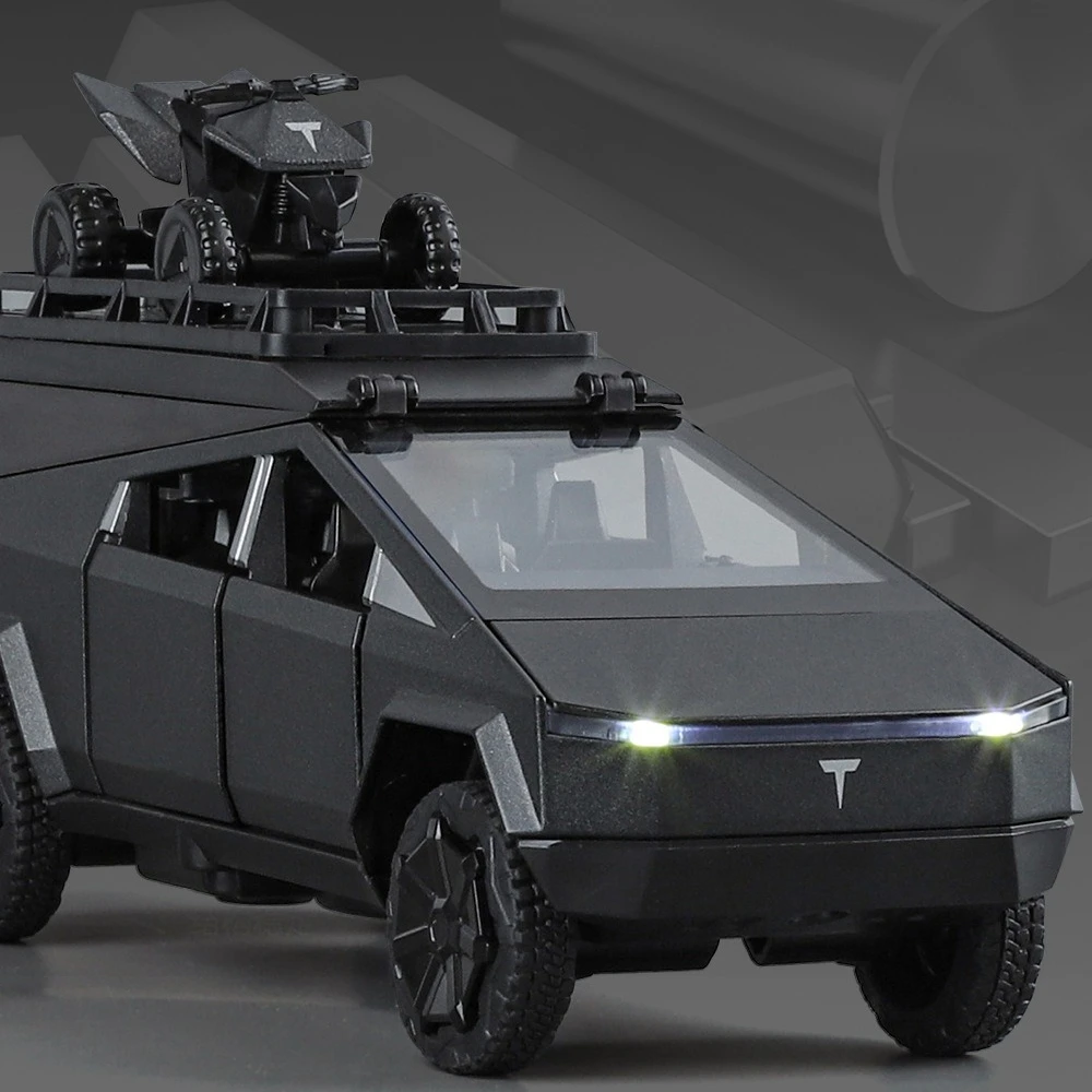 

1:32 Pickup Camping RV with Sound and Light Pull-back Toy Car Sound Model Diecast Alloy Car Model Collectible