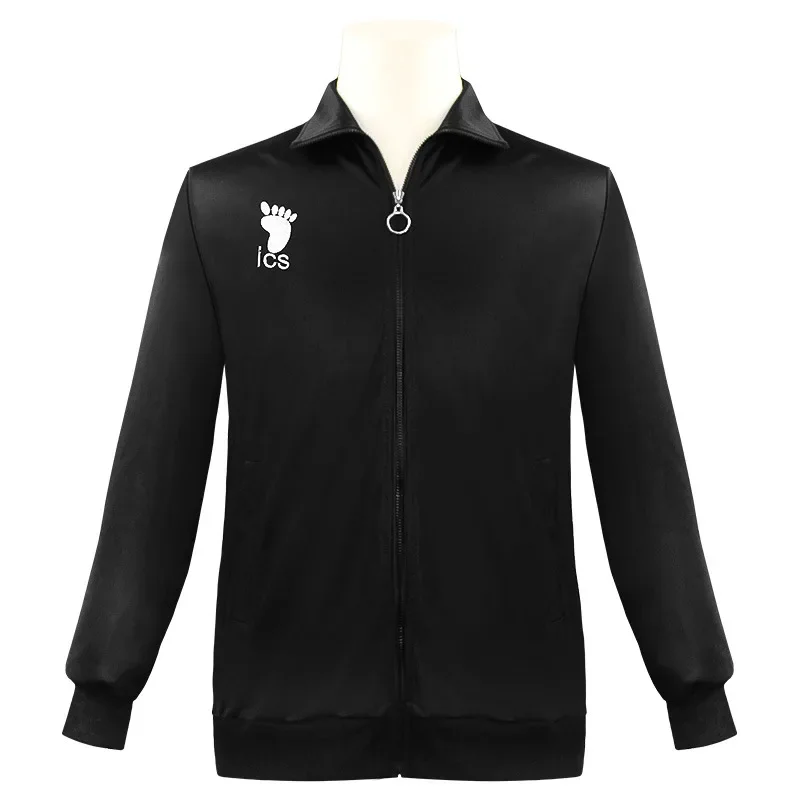 Anime Haikyuu Cosplay Jacket Coat Haikyuu Black Sportswear Karasuno High School Volleyball Club Uniform Cosplay Costumes