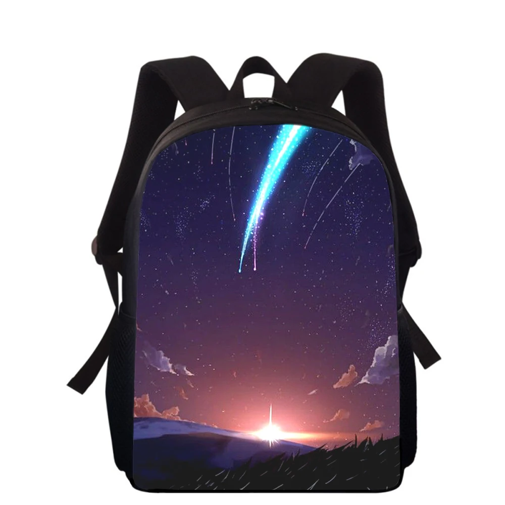 your name anime 16" 3D Print Kids Backpack Primary School Bags for Boys Girls Back Pack Students School Book Bags