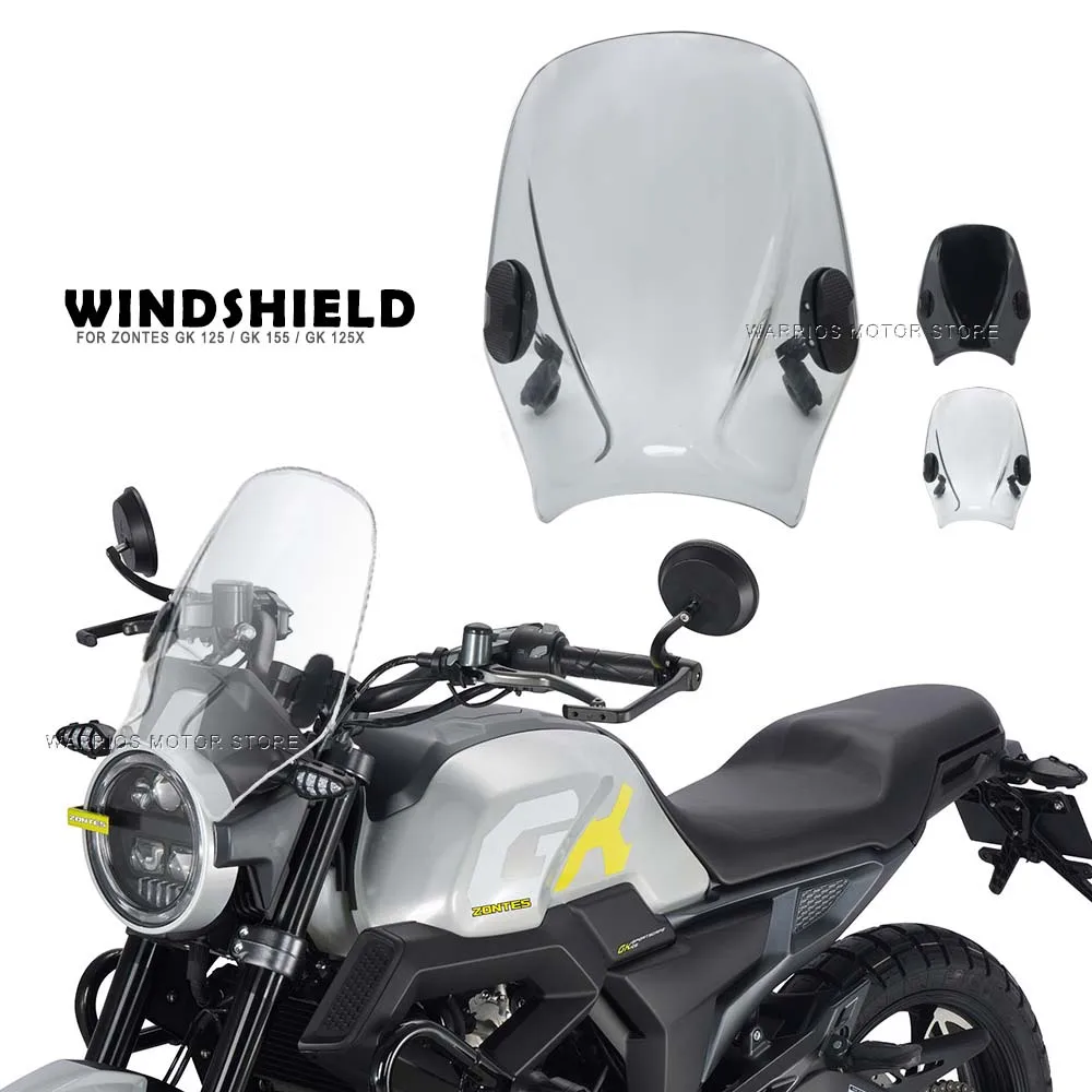 

Universal ABS Windshield Motorcycle Windscreen For Zontes GK 125 / GK 155 / GK 125X Zontes GK-125 GK-125X GK-155