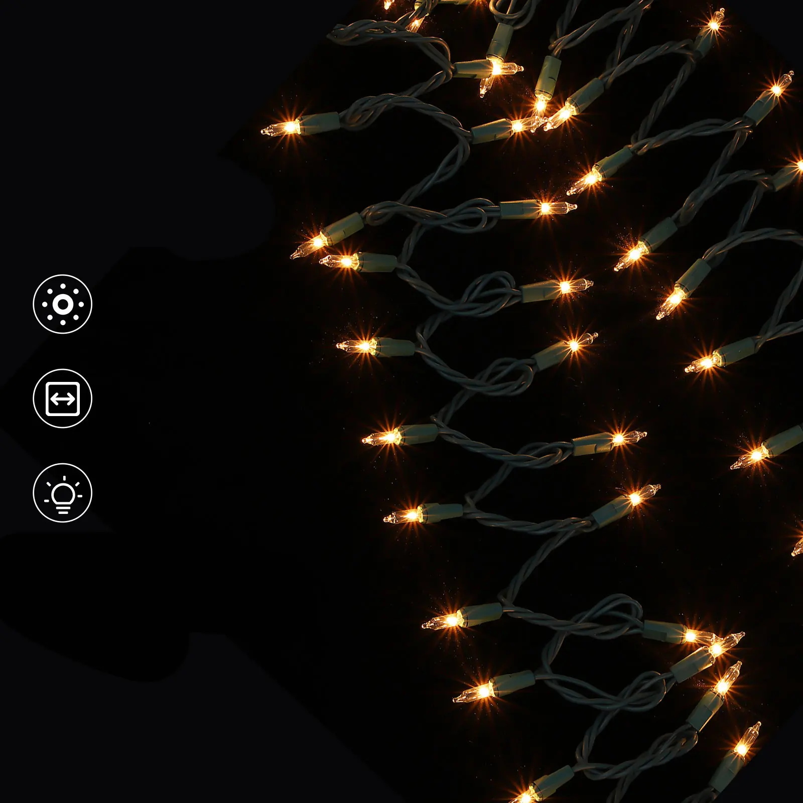 

7M Warm String Lights Christmas Tree Fairy Lights Holiday Wall Window Decor Xmas Light Festival Decoration
