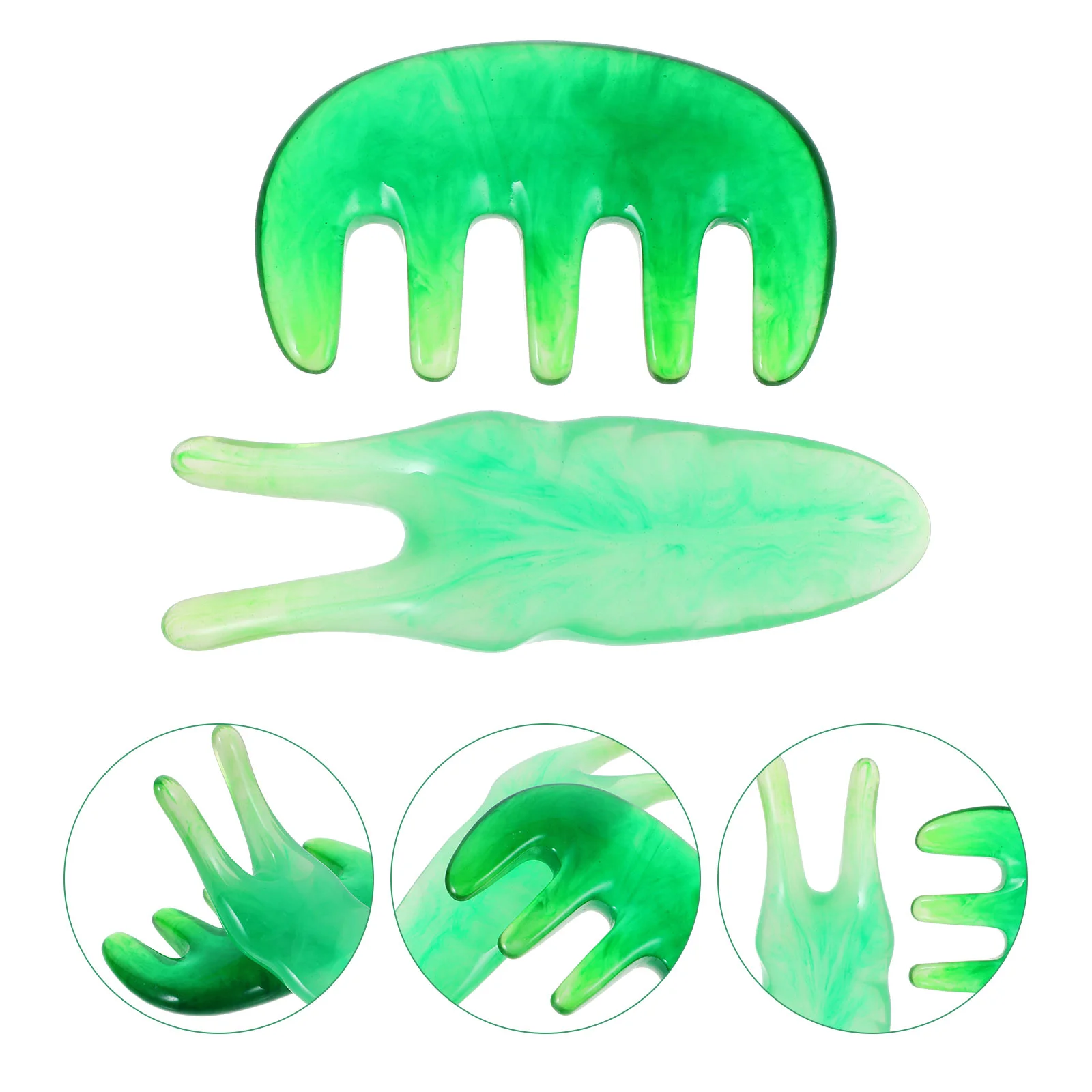 Massager Plate Scraping Board Combs for Men Tool Head Massaging Beeswax Scrapping Care Man Tools