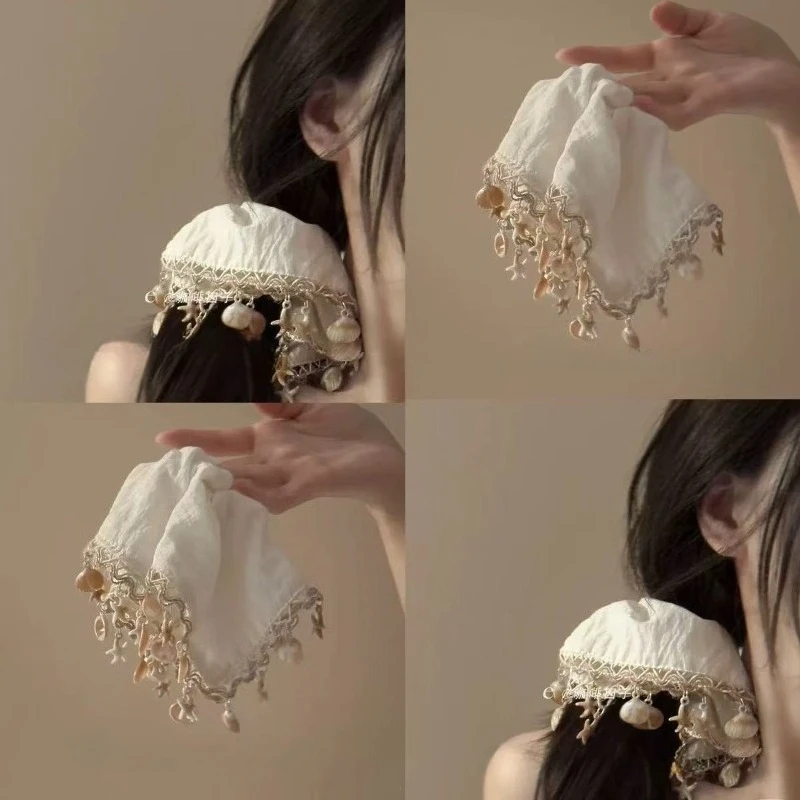 Elegant Shell Lace Hair Accessory for All Occasions
