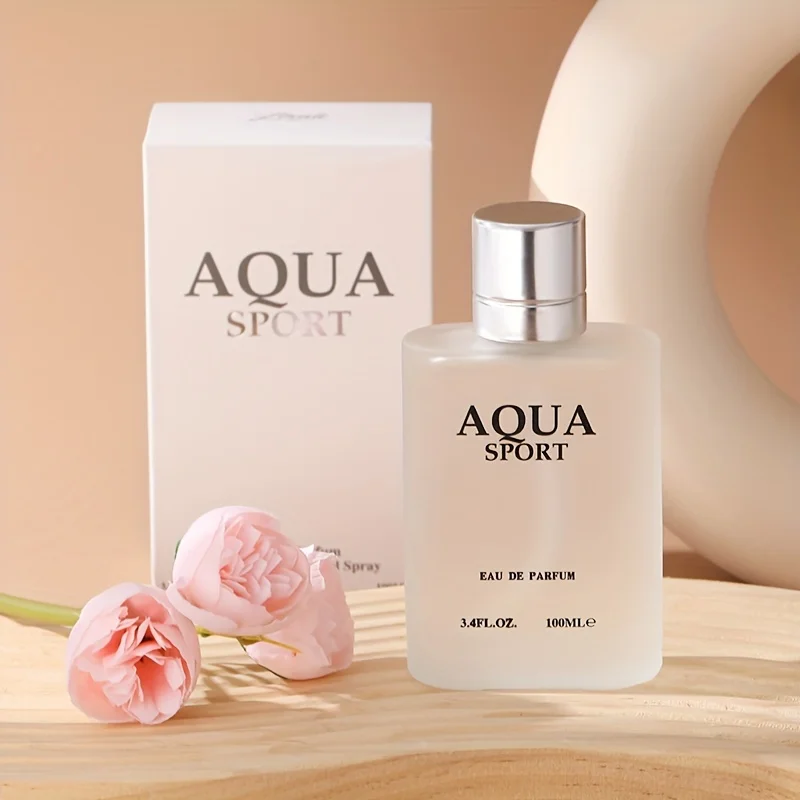 

Classic Niche Eau De Parfum Frosted Silver Capped Fresh Aquatic Sporty Masculine Long Lasting for Daily Sport Fragrance Spray